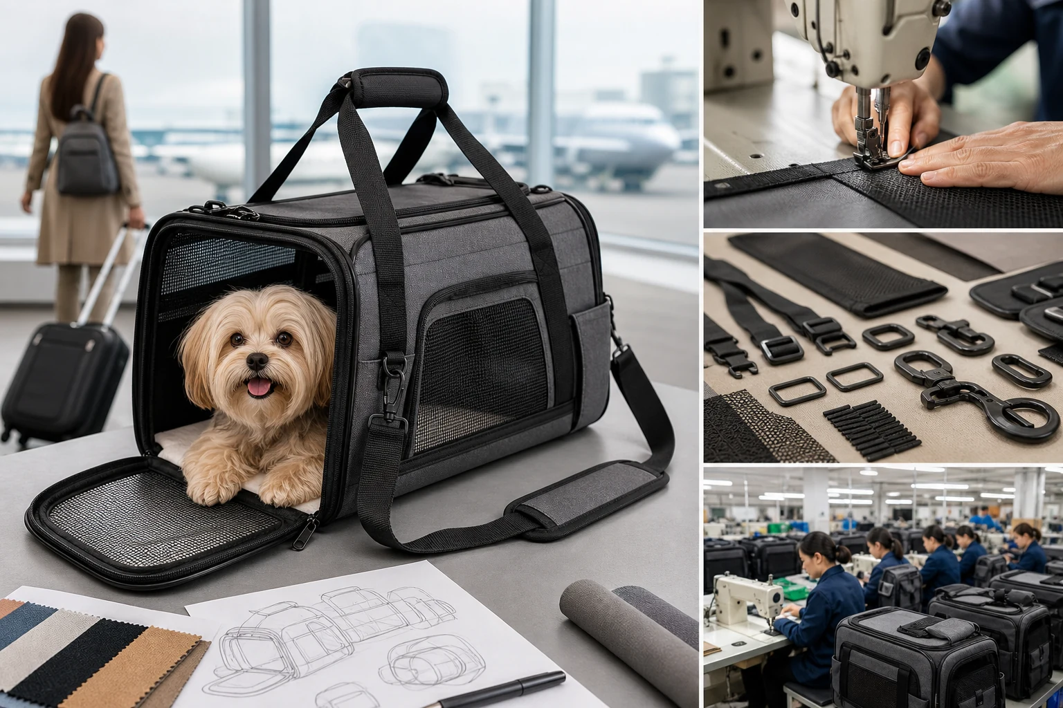Custom Dog Carrier Wholesale | OEM Pet Travel Bag Factory | Elandmake