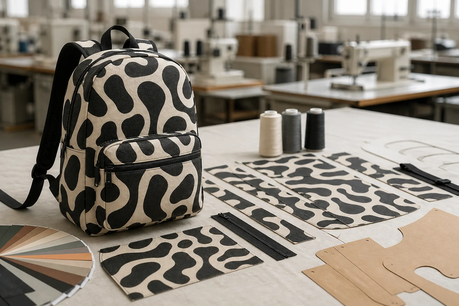 Custom Printed Backpack OEM: Pattern, Panel and Color Control
