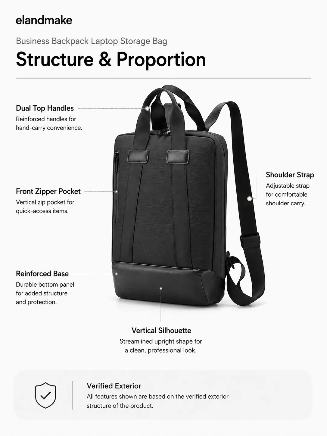Custom Business Backpack Laptop Storage Bag