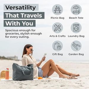 reusable grocery tote bag