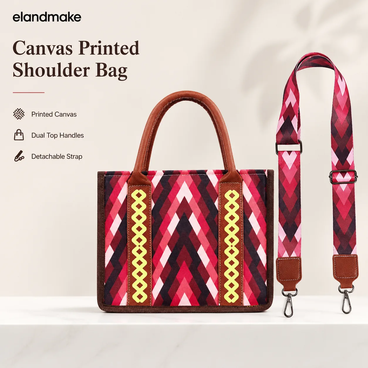 Canvas Printed Shoulder Bag Manufacturer factory