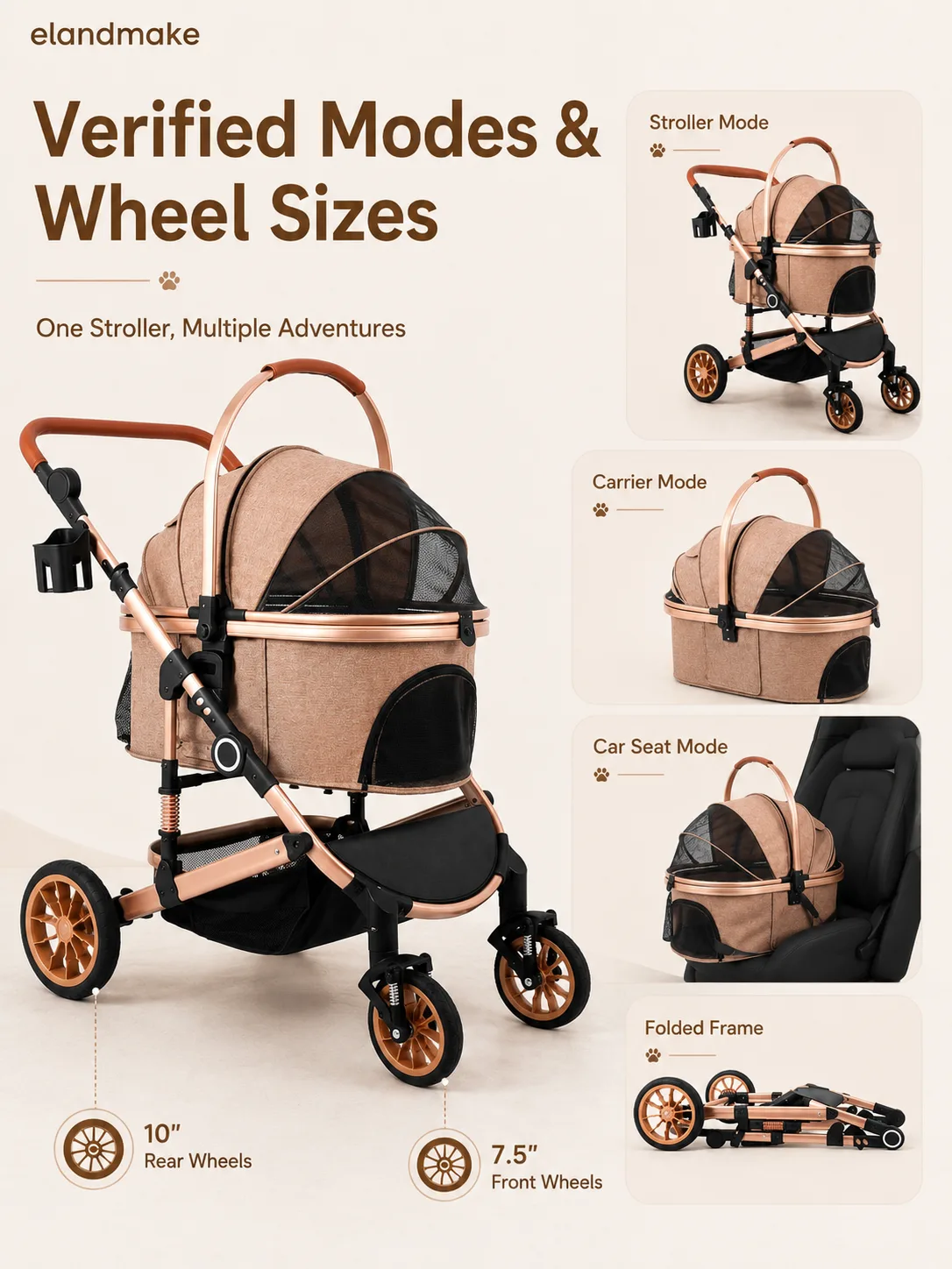 custom pet stroller