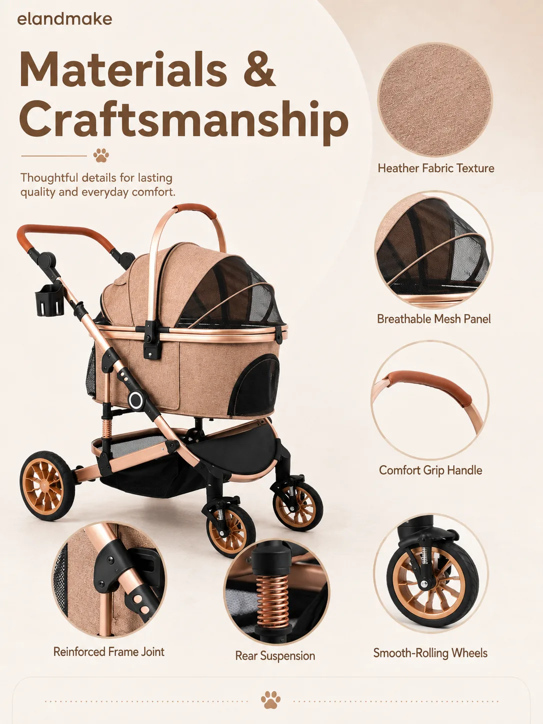 custom pet stroller
