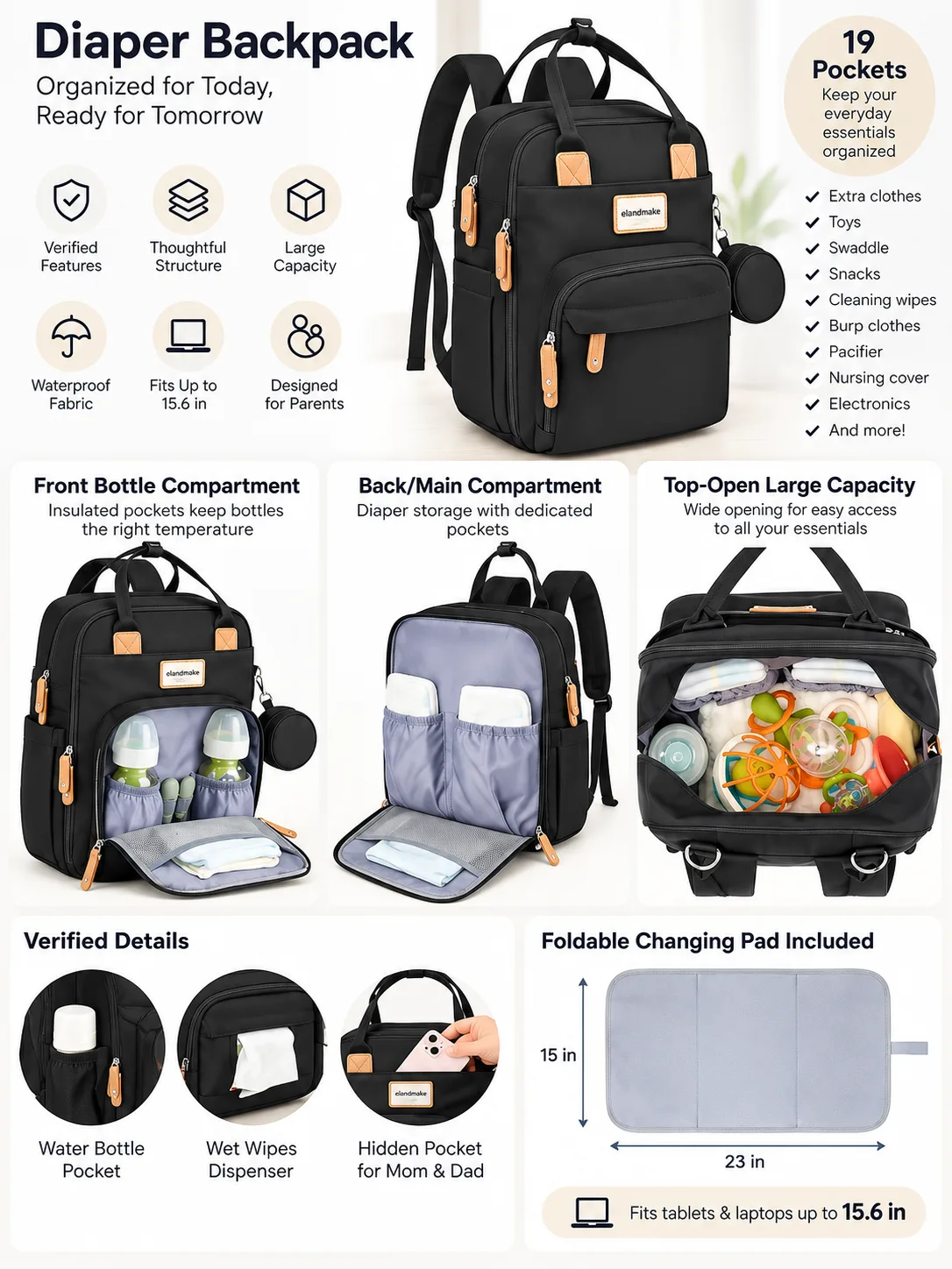 diaper bag backpack manufacturer