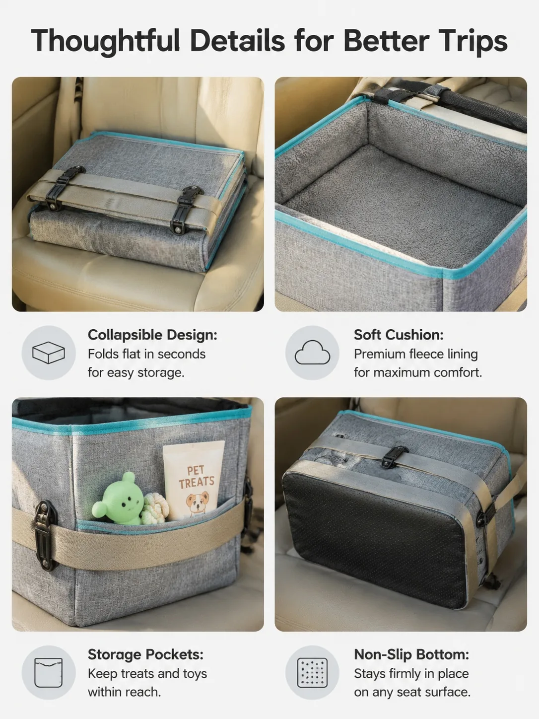 Custom Dog Car Seats Supplier