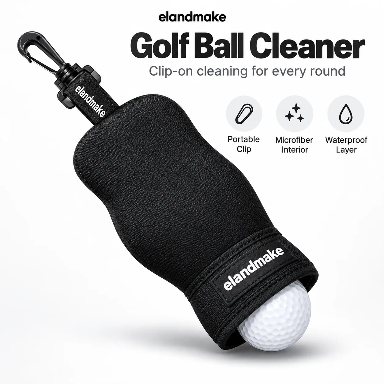 custom golf ball cleaner pouch manufacturer