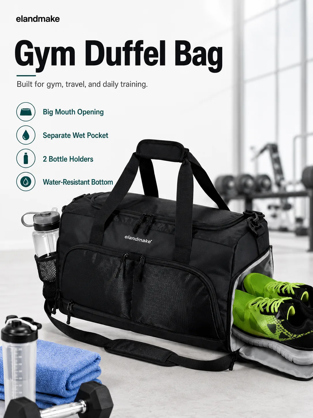 Custom Gym Duffel Bag Factory