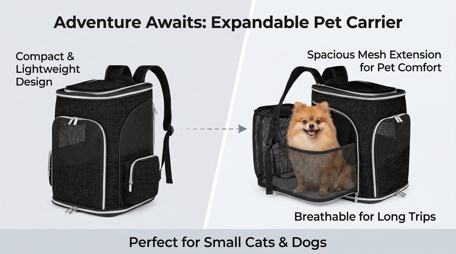 Custom Pet Travel Backpack Factory