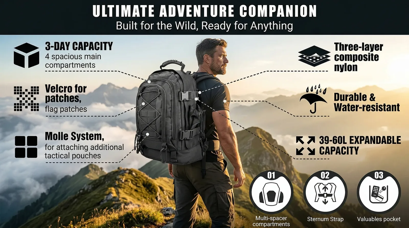 Custom Tactical Backpack Wholesale