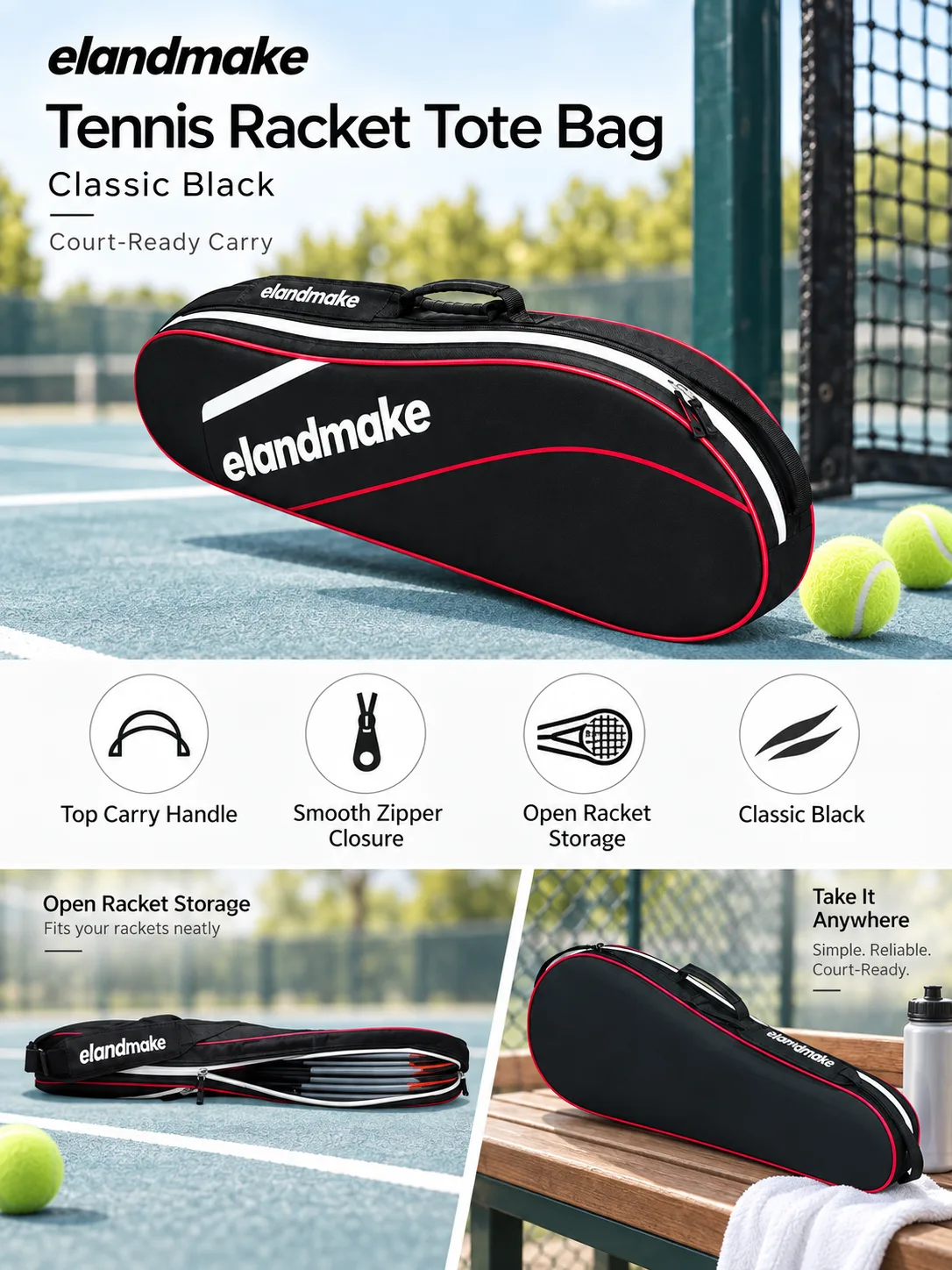 tennis racket tote bag manufacturer