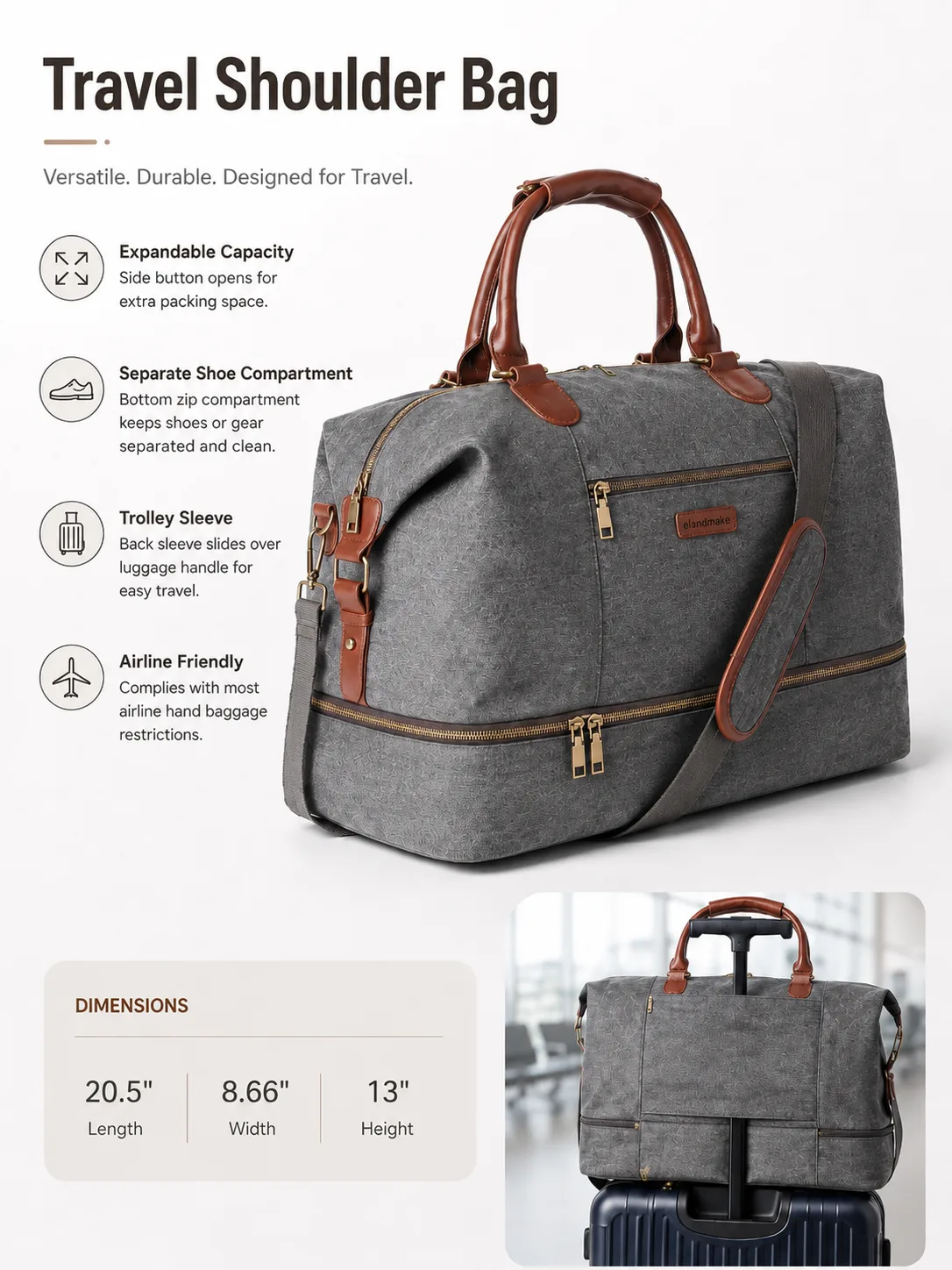 travel shoulder bag