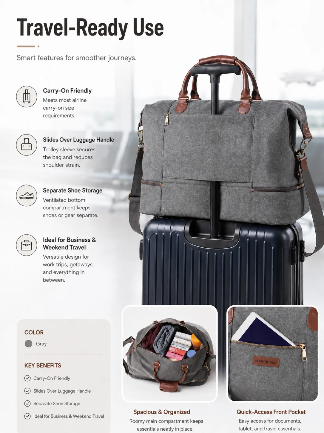 travel shoulder bag